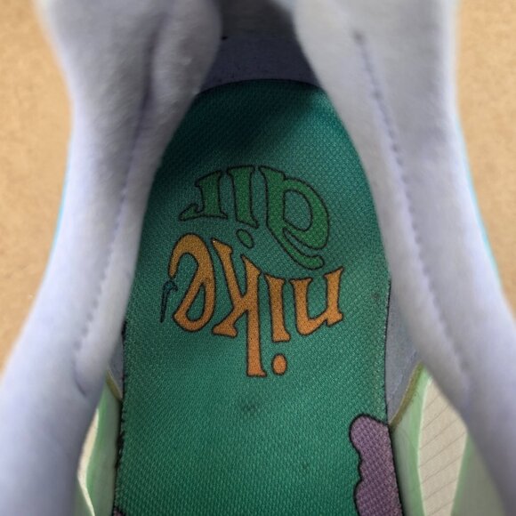 Nike Air Max 270 React Women's Electro Green Lagoon Shoes AT6174-300 W 11.5 M 10 - Picture 8 of 9